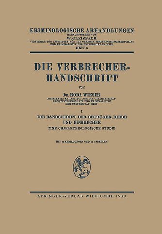 Die Verbrecher-Handschrift