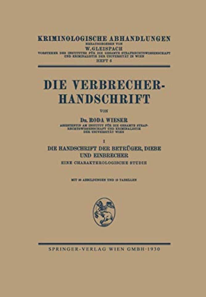Die Verbrecher-Handschrift