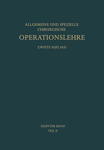 Die Operationen an den Extremitäten