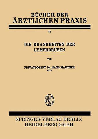 Die Krankheiten der Lymphdrüsen