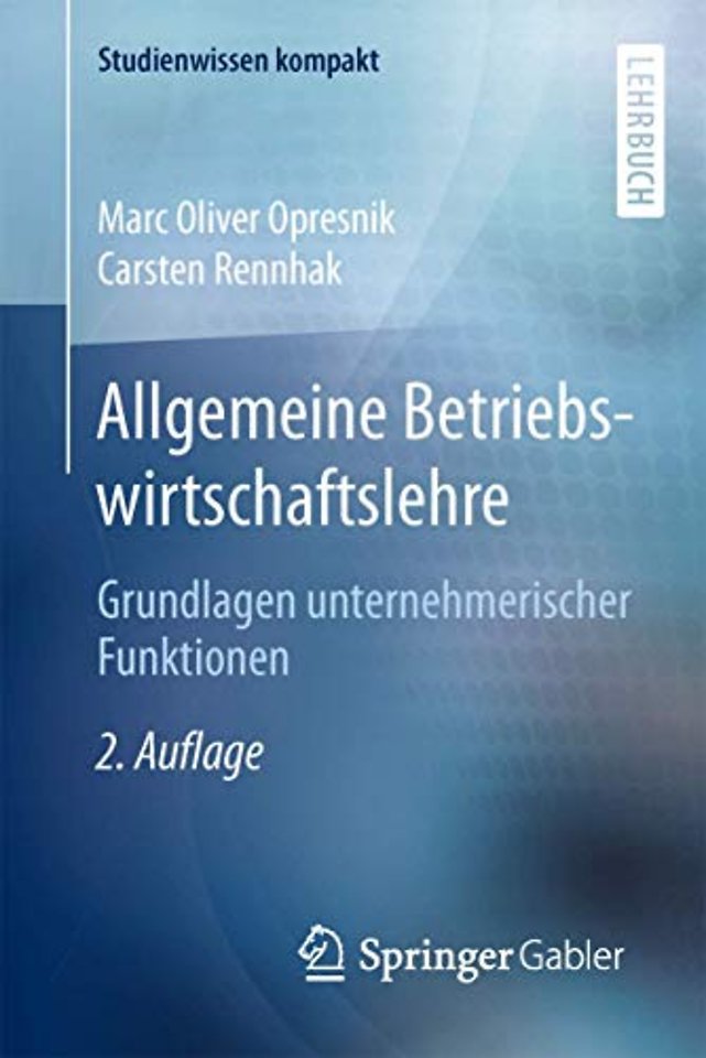 Allgemeine Betriebswirtschaftslehre