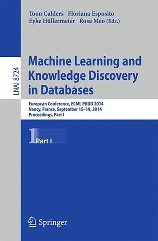 Machine Learning and Knowledge Discovery in Databases