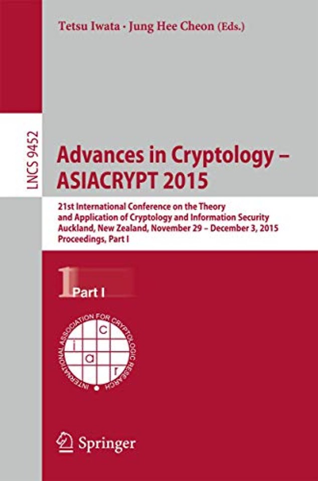 Advances in Cryptology -- ASIACRYPT 2015