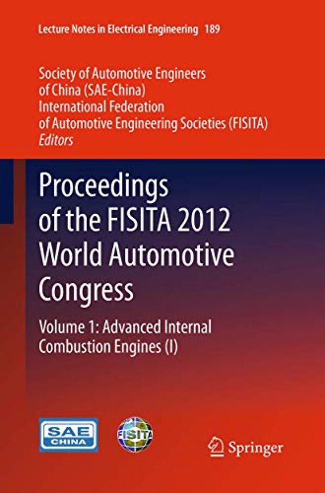 Proceedings of the FISITA 2012 World Automotive Congress