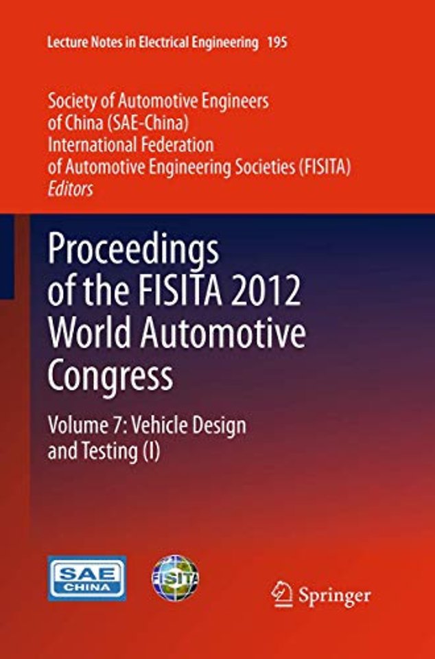 Proceedings of the FISITA 2012 World Automotive Congress