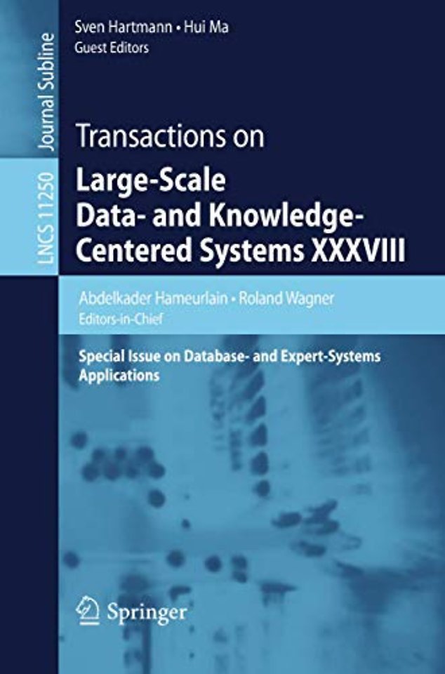Transactions on Large-Scale Data- and Knowledge-Centered Systems XXXVIII
