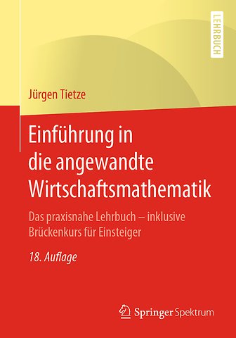Einführung in die angewandte Wirtschaftsmathematik