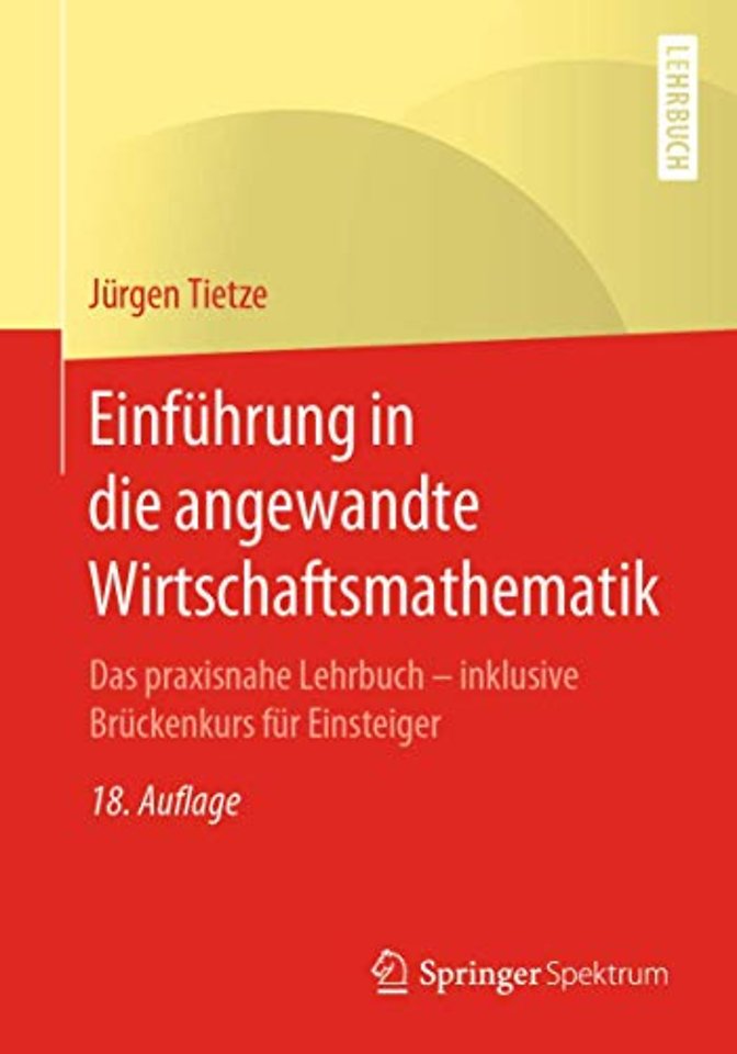Einführung in die angewandte Wirtschaftsmathematik