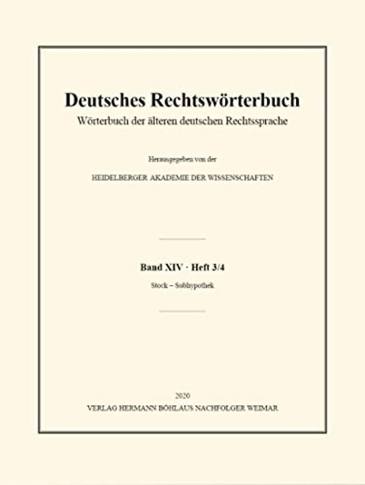 Deutsches Rechtswörterbuch