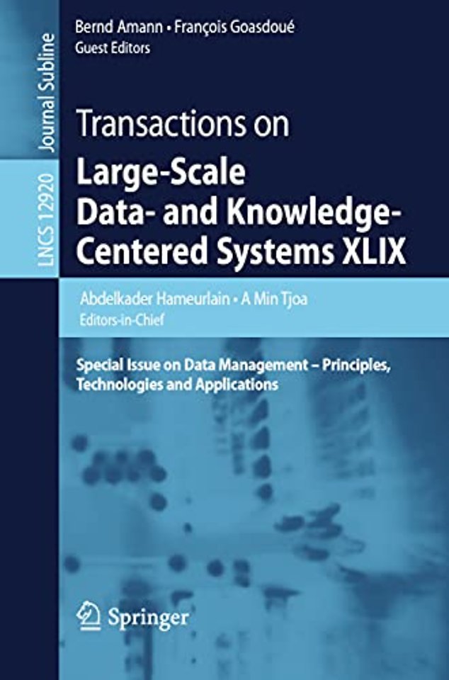 Transactions on Large-Scale Data- and Knowledge-Centered Systems XLIX