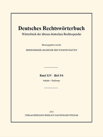 Deutsches Rechtswörterbuch