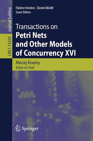 Transactions on Petri Nets and Other Models of Concurrency XVI