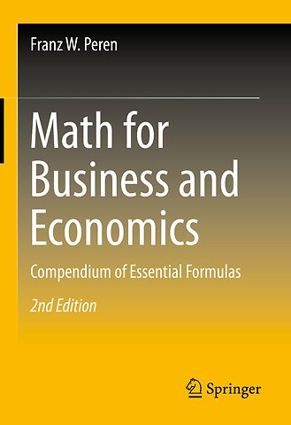 Math for Business and Economics