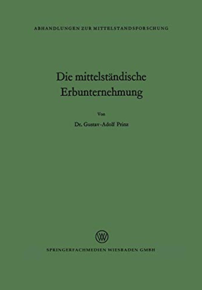 Die mittelständische Erbunternehmung