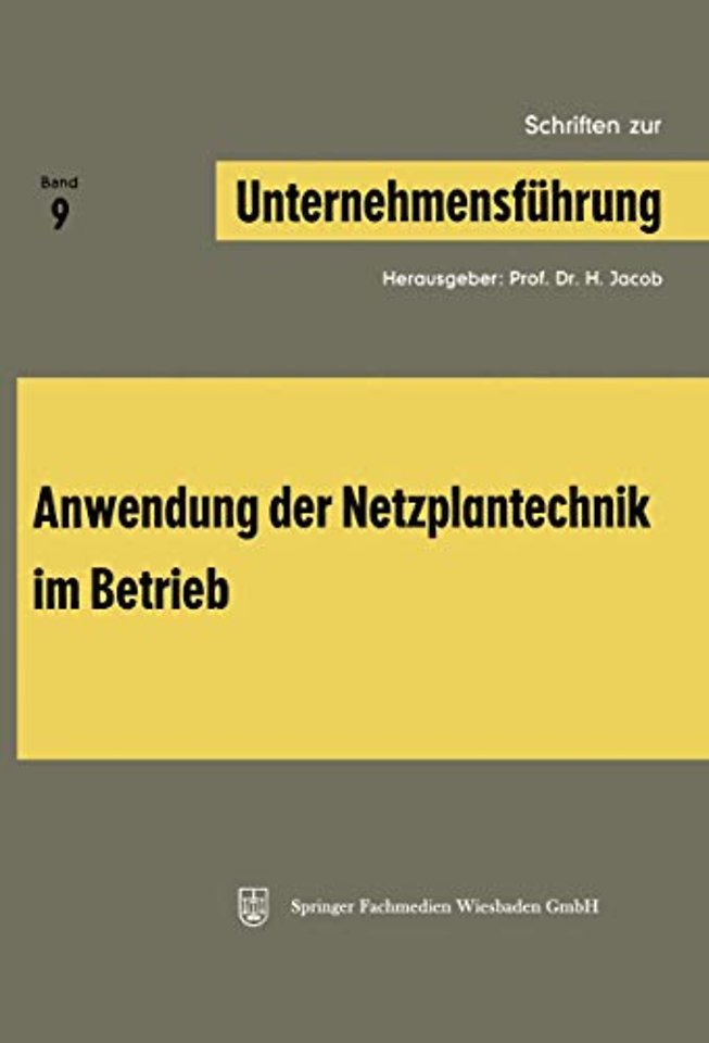 Schriften zur Unternehmensführung