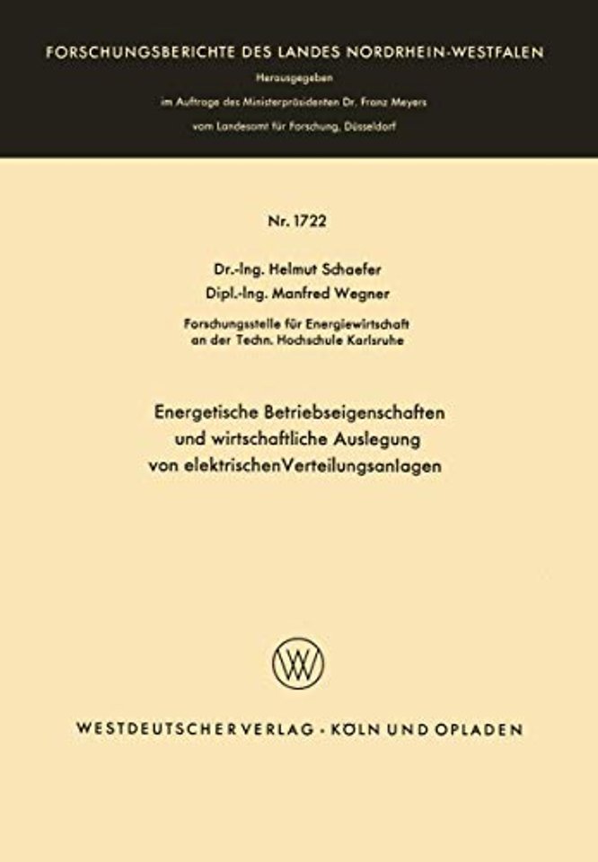 Energetische Betriebseigenschaften und wirtschaftliche Auslegung von elektrischen Verteilungsanlagen