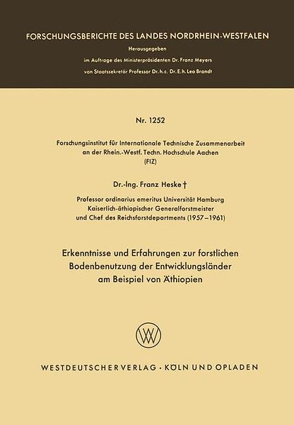 erkenntnisse und erfahrungen zur forstlichen bodenbenutzung der entwicklungslnder am beispiel von thiopien door franz heske boek managementboeknl - Entwicklungslander Beispiele erkenntnisse und erfahrungen zur forstlichen bodenbenutzung der entwicklungslnder am beispiel von thiopien door franz heske boek managementboeknl - Entwicklungslander Beispiele