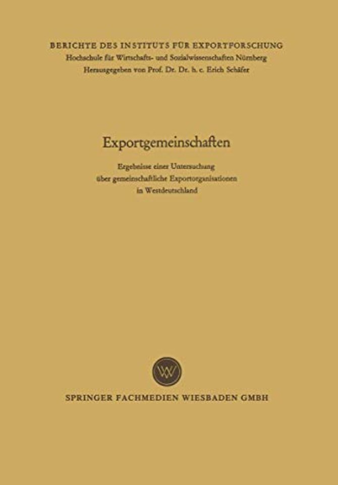 Exportgemeinschaften