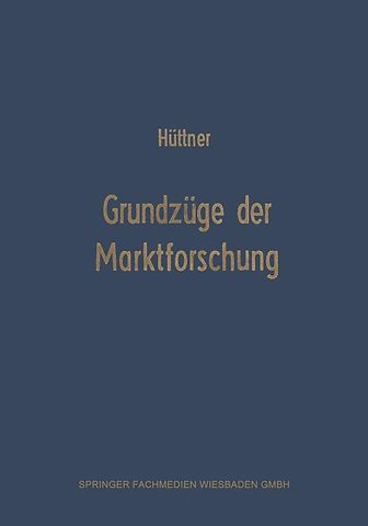 Grundzüge der Marktforschung