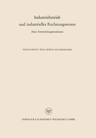 Industriebetrieb und industrielles Rechnungswesen