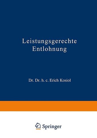 Leistungsgerechte Entlohnung