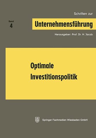 Optimale Investitionspolitik