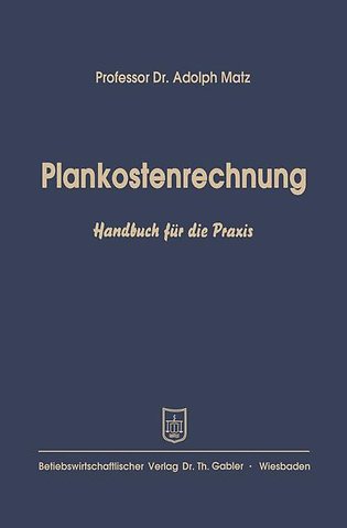 Plankostenrechnung
