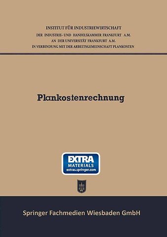 Plankostenrechnung