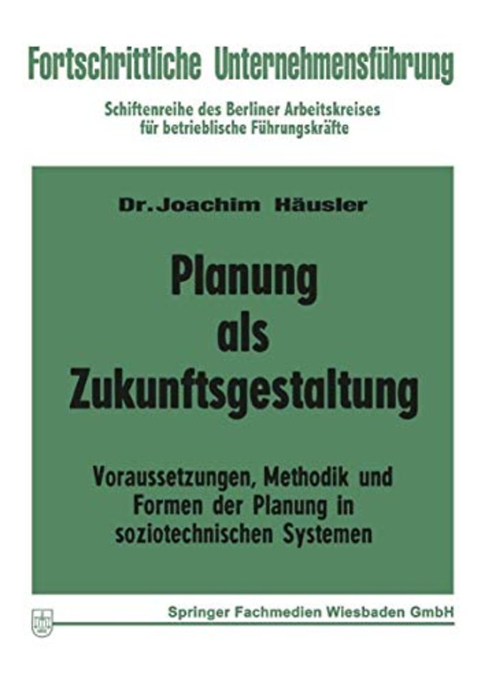 Planung als Zukunftsgestaltung