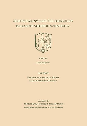 Somnium und verwandte Wörter in den romanischen Sprachen