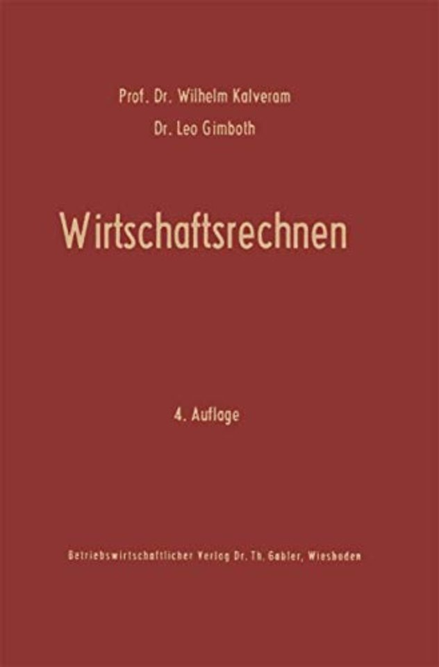 Wirtschaftsrechnen