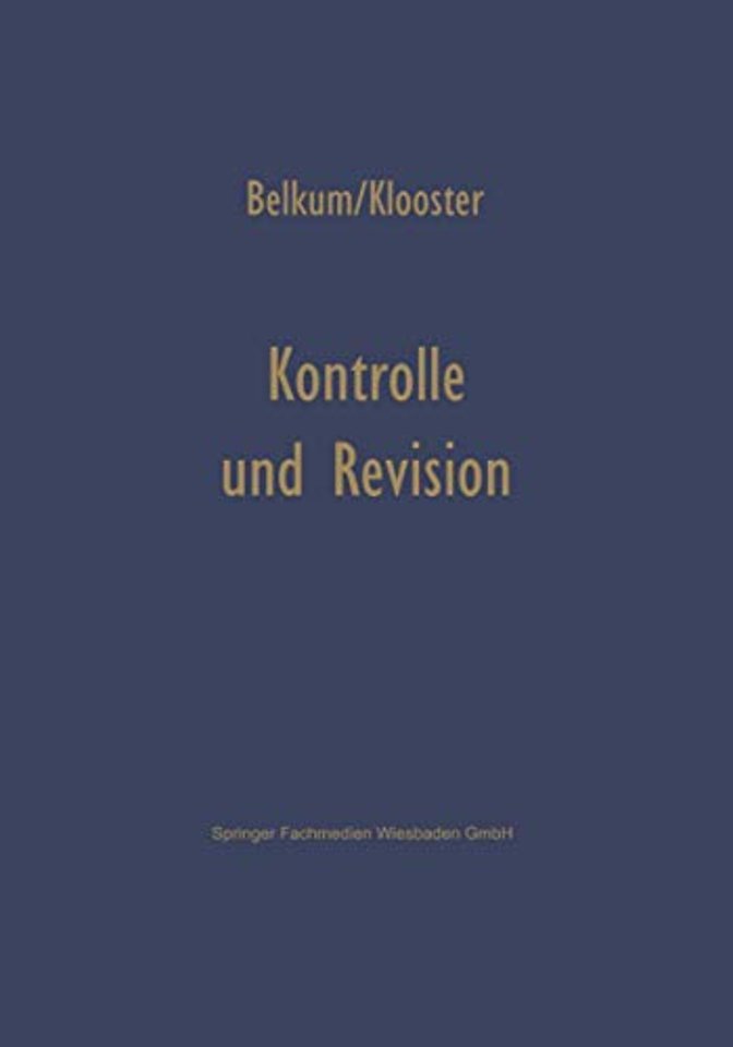 Kontrolle und Revision bei automatischer Datenverarbeitung