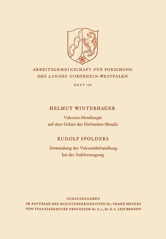 Vakuum-Metallurgie auf dem Gebiet der Nichteisen-Metalle / Anwendung der Vakuumbehandlung bei der Stahlerzeugung