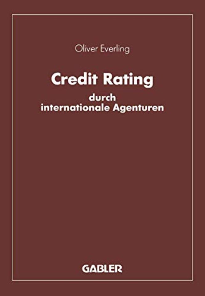 Credit Rating durch internationale Agenturen
