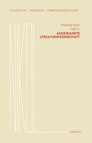 Angewandte Literaturwissenschaft