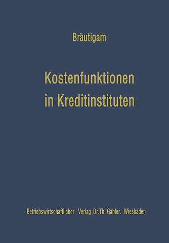 Kostenfunktionen in Kreditinstituten