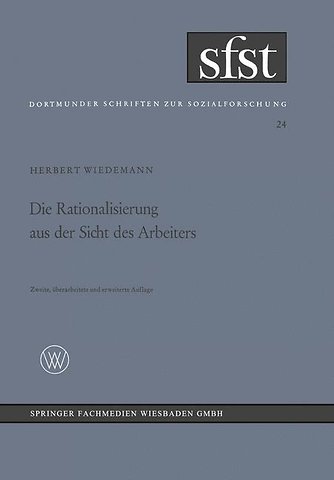 Die Rationalisierung aus der Sicht des Arbeiters