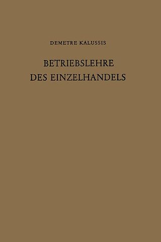 Betriebslehre des Einzelhandels