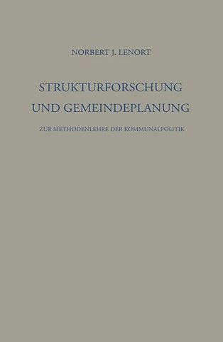 Strukturforschung und Gemeindeplanung