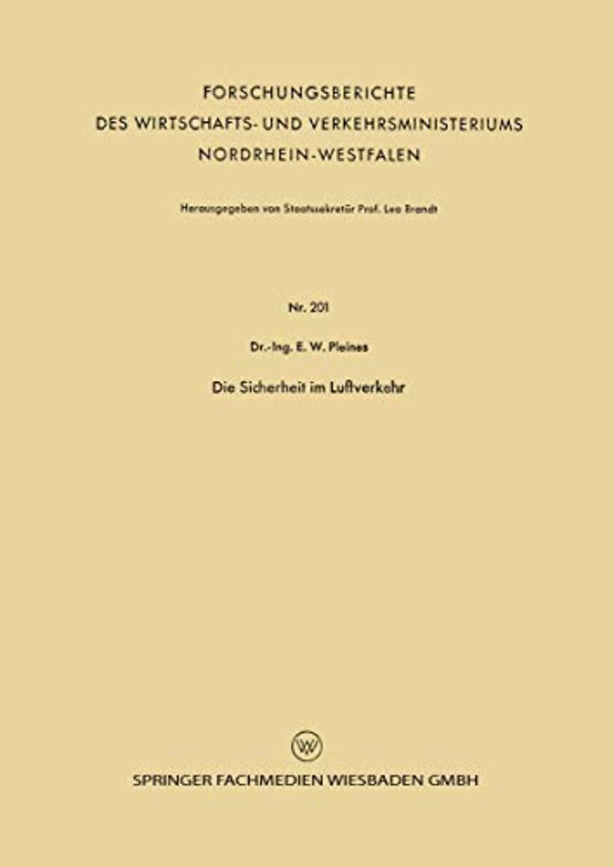 Die Sicherheit im Luftverkehr