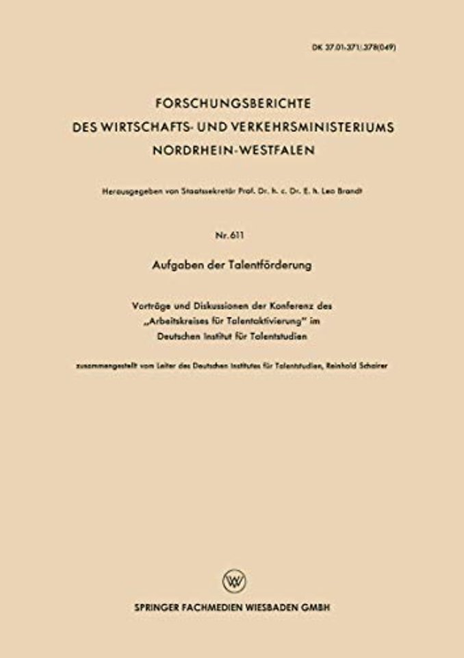 Aufgaben der Talentförderung
