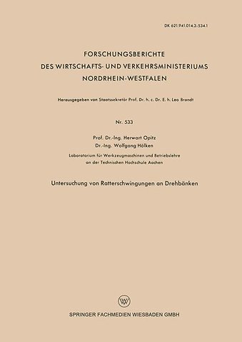 Untersuchung von Ratterschwingungen an Drehbänken