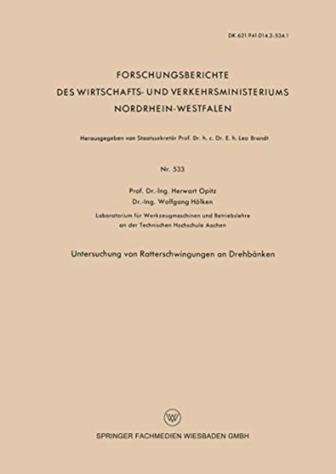 Untersuchung von Ratterschwingungen an Drehbänken