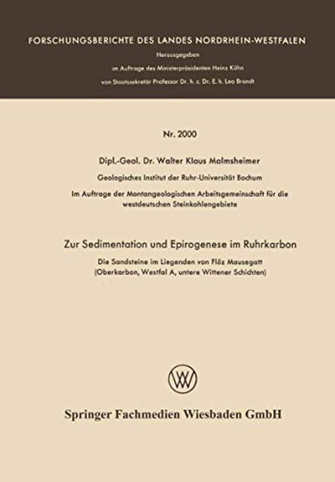 Zur Sedimentation und Epirogenese im Ruhrkarbon