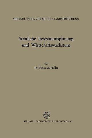 Staatliche Investitionsplanung und Wirtschaftswachstum