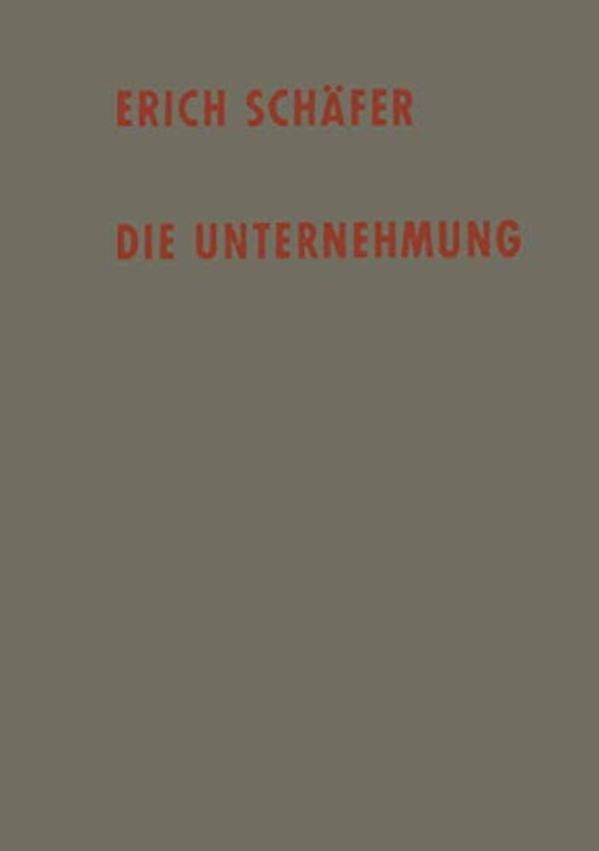 Die Unternehmung