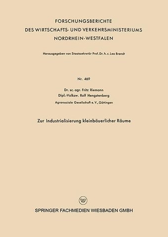 Zur Industrialisierung kleinbäuerlicher Räume