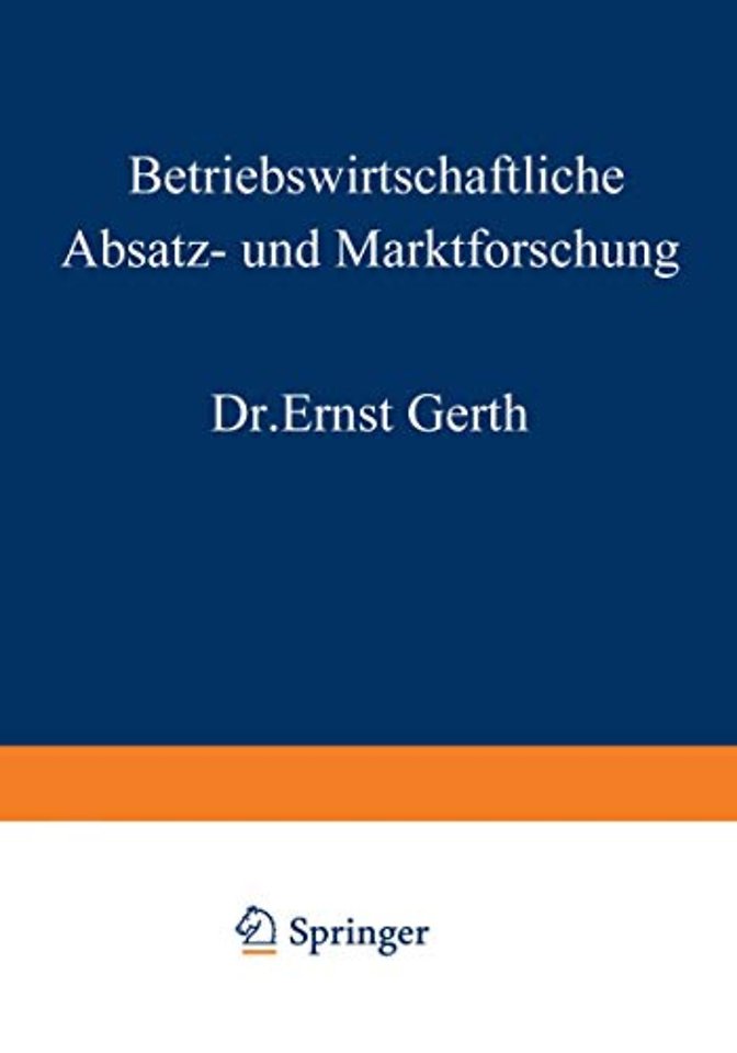 Betriebswirtschaftliche Absatz- und Marktforschung