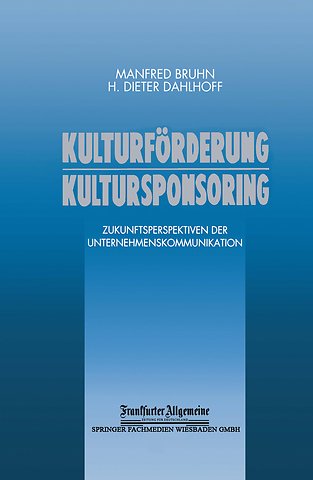 Kulturförderung Kultursponsoring