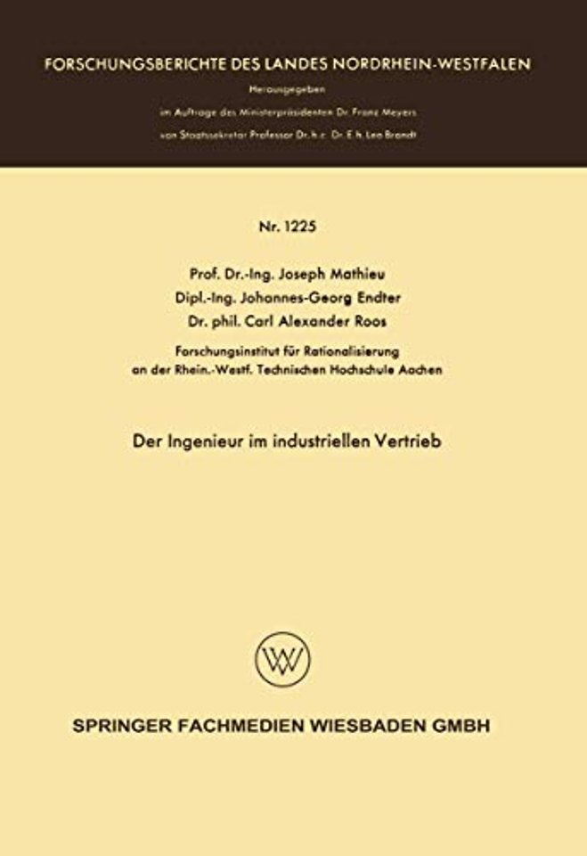 Der Ingenieur im industriellen Vertrieb